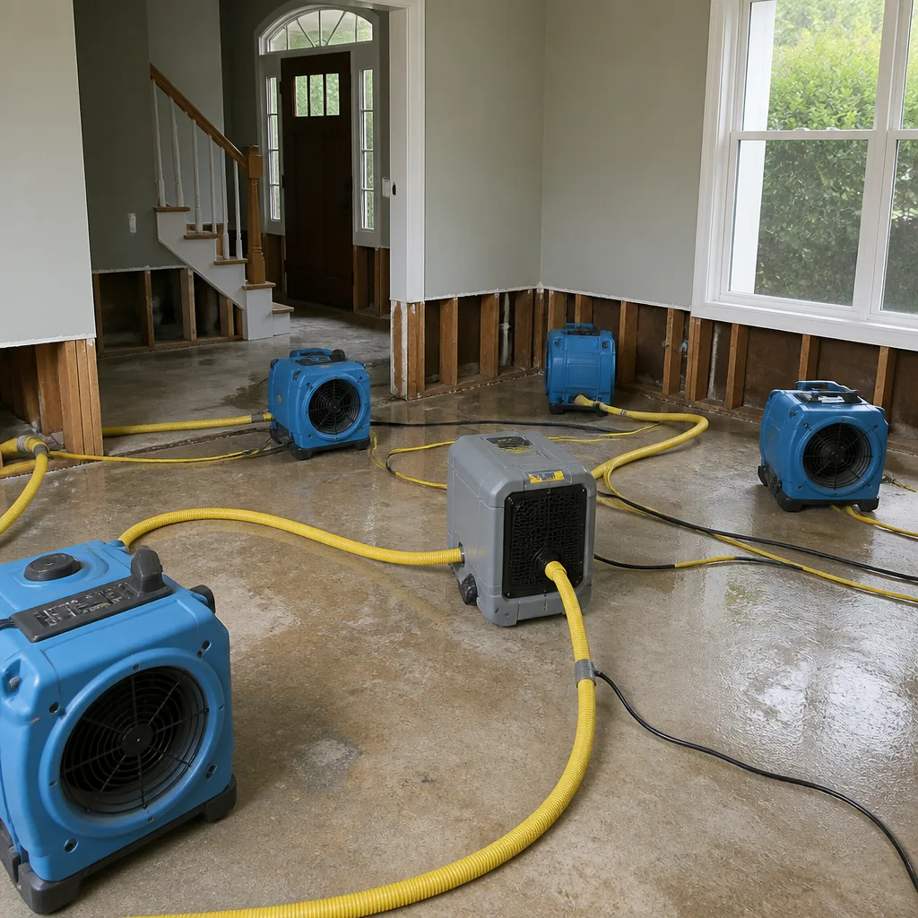 Water damage drying